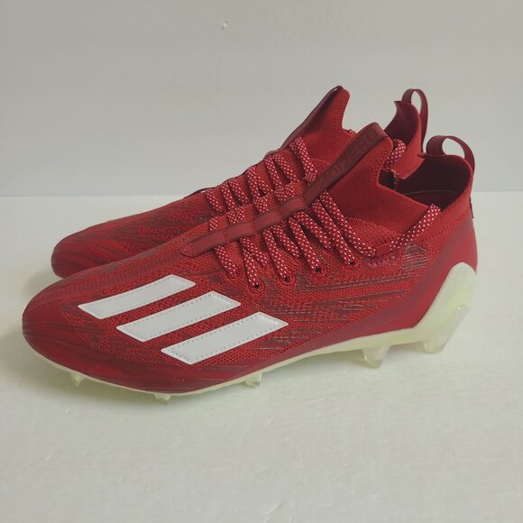 NEW Adidas Adizero Primeknit Football Cleats HP8745 Size 12 Team Power Red #1